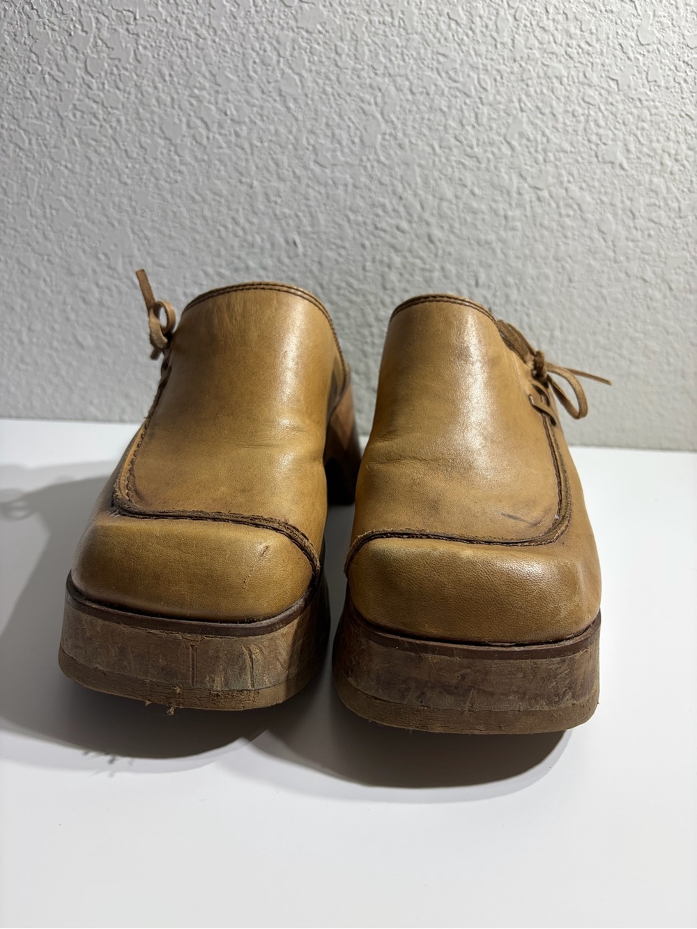 Vintage Y2K Candies Wooden Platform Mules 6.5 - Picture 3 of 9